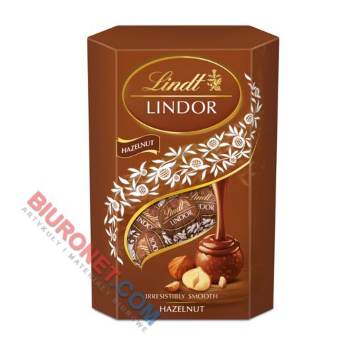 Praliny Czekoladowe Lindt Lindor Cornet Czekoladki Z Nadzieniem Torebka 200g Hazelnut 9095