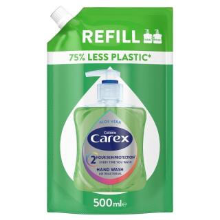 Antybakteryjne mydło w płynie Carex zapas 500ml aloes