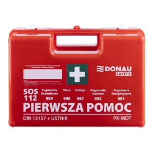 Apteczka firmowa DONAU SAFETY, do biura, model podstawowy, pomarańczowa

 K-15.2