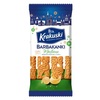 Barbakanki Maślane Krakuski, herbatniki z przyprawami korzennymi 200g