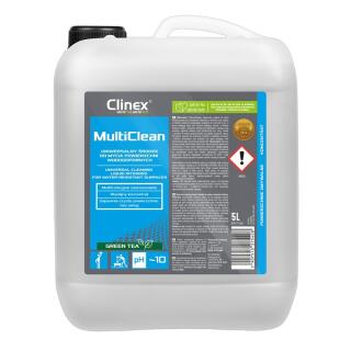 CLINEX Multi Clean, uniwersalny płyn myjący do powierzchni wodoodpornych, zapach green tea 5 litrów