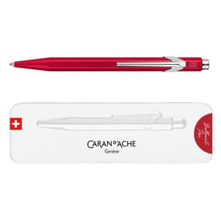 Długopis CARAN D'ACHE 849 Colormat-X, w pudełku czerwony