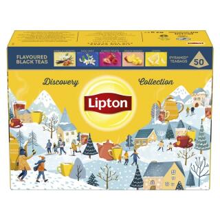 Herbata Lipton Piramidka Variety Pack, zestaw herbat 5 x 10 torebek