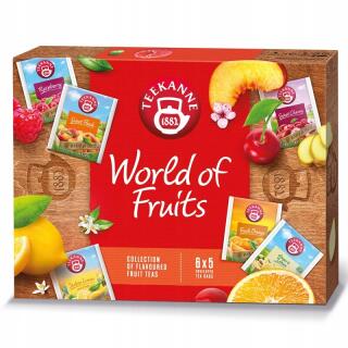 Herbata Teekanne World of Fruits, zestaw herbat w kopertach 5 x 6 kopert