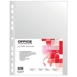 Koszulki groszkowe Office Products A4, 100 sztuk w folii 45 mikronów