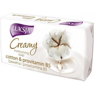 Mydło w kostce Luksja Creamy 100g mleczko bawełniane i B5