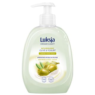 Mydło w płynie Luksja Creamy 500 ml, z pompką oliwka i jogurt