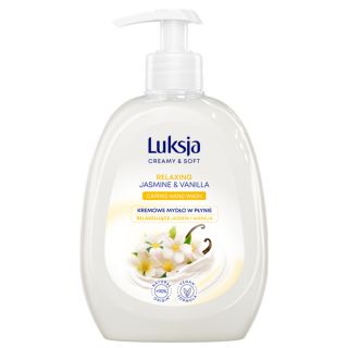 Mydło w płynie Luksja Essence 500 ml, z pompką jaśmin i wanilia