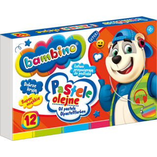 Pastele olejne BAMBINO 12 kolorów