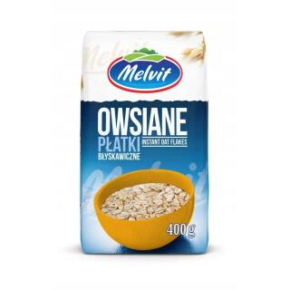 Płatki owsiane Melvit błyskawiczne 400g