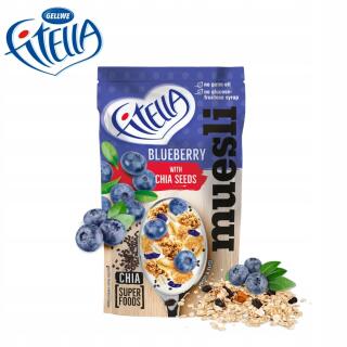 Płatki śniadaniowe Fitella Muesli z borówką  50g