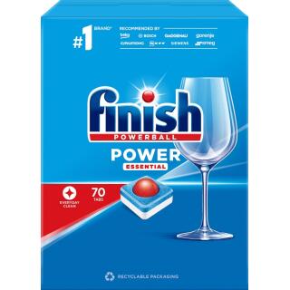 Tabletki do zmywarki Finish Power Essential, 70 sztuk regular