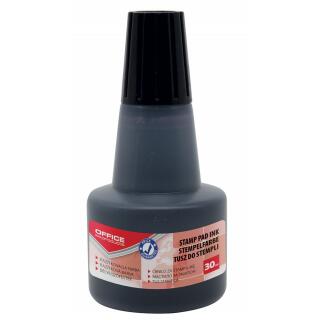 Tusz do stempli Office Products o pojemności 30ml czarny