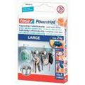 Haczyk samoprzylepny Tesa Powerstrips Deco, przezroczyste 8 sztuk + 5 pasków