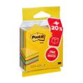 Karteczki Post-it Super Sticky 76x76 mm, bloczek kartek 390 karteczek