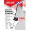 Okładki do bindowania OFFICE PRODUCTS, PVC, A4, 200mikr., 100szt., szare transparentne szare