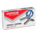 Zszywki galwanizowane Office Products, opakowanie 1000 sztuk 24/6