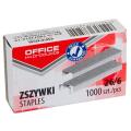 Zszywki galwanizowane Office Products, opakowanie 1000 sztuk 26/6