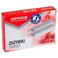 Zszywki OFFICE PRODUCTS 1000 sztuk, galwanizowane 23/10