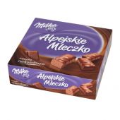 Alpejskie Mleczko Milka, pianka o smaku czekoladowym w czeko...