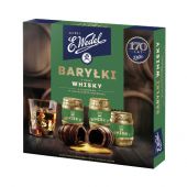 Baryłki Whiskyl Wedel, czekoladowe praliny z alkoholowym nad...