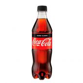 Coca Cola Zero 0,5L, napój gazowany bez cukru w butelce PET