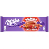 Czekolada Milka MMMAX Choco Jelly, mleczna z żelkami, drażam...
