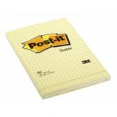 Karteczki w kratkę Post-it, bloczek 100 kartek