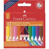 Kredki świecowe Faber Castell, trójkątne, 12 kolorów