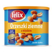 Orzeszki ziemne Felix z miodem, w puszce