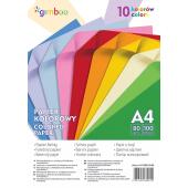 Papier xero kolorowy Gimboo A4/80g, miks kolorów neonowych