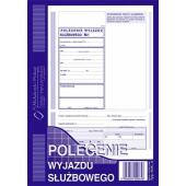 Polecenie Wyjazdu Służbowego A5, 40 kartek, offsetowy druk M...