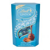 Praliny Lindt Lindor Cornet Caramel, czekoladki mleczne z na...