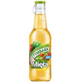 Tymbark Jabłko Mięta 250ml, owocowy napój w szklanej butelce