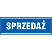 Znak tabliczka napis TDC, z napisem: "Sprzedaż"