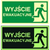 Znak TDC, Kierunek do wyjścia ewakuacyjnego ? w prawo 2