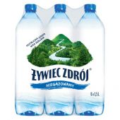 Żywiec Zdrój 1,5L x 6 sztuk, woda źródlana w butelkach PET